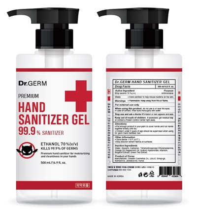 500ml Dr. Germ Hand Sanitizer (500ml Dr. Germ Hand Sanitizer)